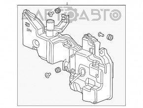 Мусоросборник Honda CRV 17-19 2.4 новый OEM оригинал