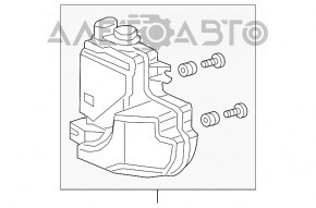 Coș de gunoi Honda CRV 12-16 nou original