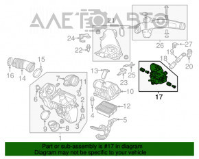 Rezonatorul de aer pentru Honda Accord 13-17 hibrid