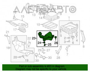 Мусоросборник Honda Accord 18-22 2.0T