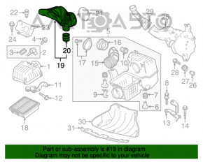 Воздухоприемник Honda CRZ 11-16