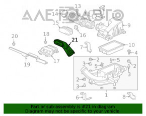 Воздуховод на фильтр Honda Clarity 18-21 usa