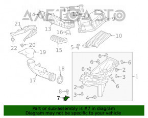 Suportul carcasei filtrului de aer Honda Insight 19-22