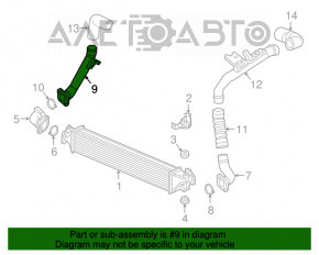 Tubul intercooler dreapta a doua pentru Honda CRV 17-22 1.5T