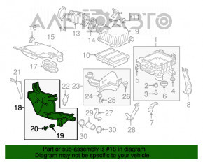 Rezonator de aer Honda Accord 18-22 2.0T