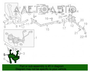 Suport de pompă de aer Toyota Sequoia Tundra 08-16 4.6 5.7 LX570