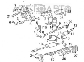 Tubul de admisie de conectare pentru Lexus RX400h 06-09 cu tubul de admisie