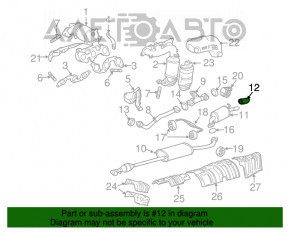 Насадка глушителя Lexus RX330 RX350 RX400h 04-09