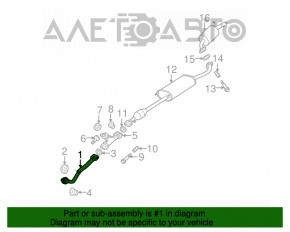 Tubul de admisie pentru Lexus RX300 RX330 04-06