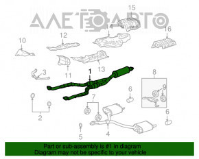 Convertor catalitic pentru Lexus GS450h 07-08