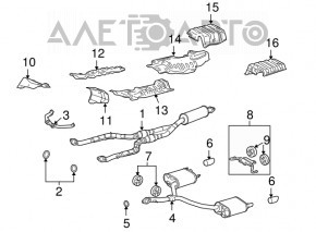 Convertor catalitic pentru Lexus GS450h 07-08