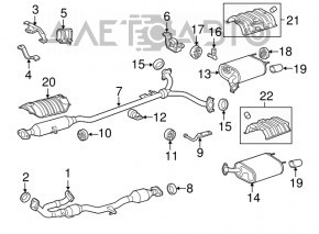 Linia mediană a șoselei pentru Lexus ES350 13-18