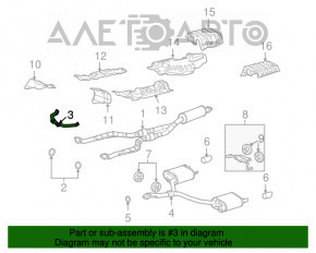 Suportul de tăcere central pentru Lexus GS450h 06-07