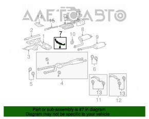 Suport de tăcere central pentru Lexus LS460 07-12