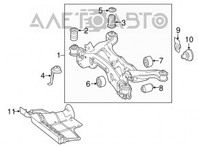 Bara superioară a televizorului Ford Escape MK3 13-19, nouă, originală OEM