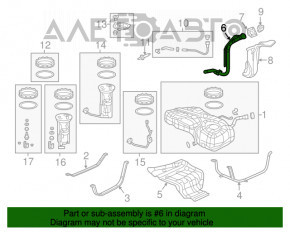 Заливная горловина топливного бака Honda CRV 12-16