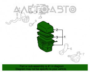 Corpul filtrului de aer Lexus RX300 98-03