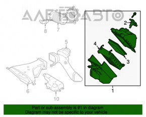 Corpul filtrului de aer Lexus RX450h 10-15