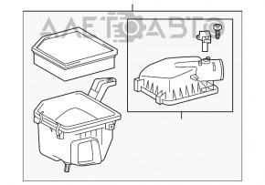 Корпус воздушного фильтра Lexus IS250 14-20