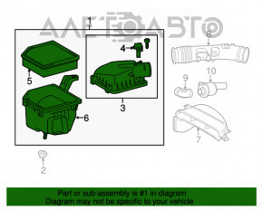 Корпус воздушного фильтра Lexus IS250 14-20