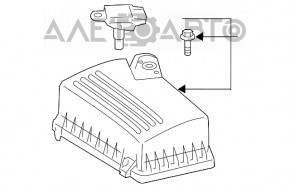 Corpul filtrului de aer Toyota Camry v40 2.4 partea superioară