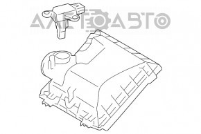 Capacul superior al filtrului de aer Lexus CT200h 11-17