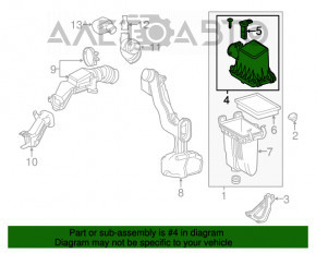 Corpul filtrului de aer capacul superior Toyota Prius 50 16- nou original