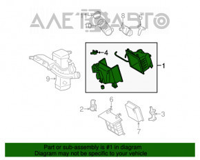 Corpul filtrului de aer Toyota Sienna 11-16 2.7, 3.5