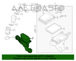 Receptor de aer Toyota Prius V 12