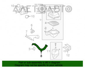 Conducta de aer inferioară către filtrul de aer pentru Lexus ES350