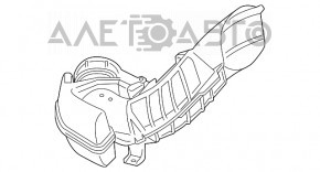 Воздухоприемник Lexus NX200t NX300 15-21