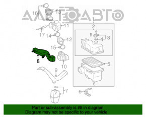 Воздухоприемник Lexus RX300 RX330 04-06