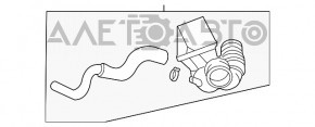 Резонатор с воздуховодом Lexus RX300 98-03