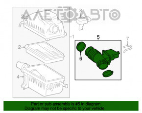 Воздуховод Toyota Sequoia Tundra 08-16