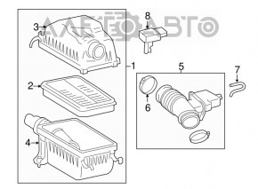 Воздуховод Toyota Sequoia Tundra 08-16