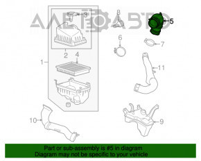 Conducta de aer Lexus Hs250h 10-12