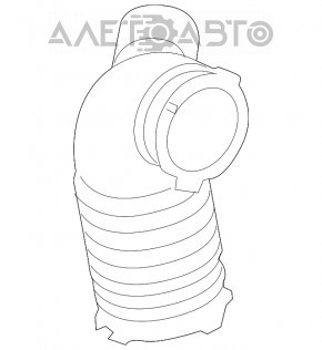 Воздуховод на коллектор Lexus CT200h 11-17
