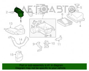 Воздуховод Toyota Avalon 13-18 3.5