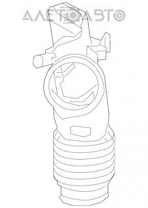 Conducta de aer pentru colectorul Toyota Rav4 13-18 hibrid.