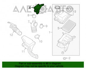 Rezonator de aer pentru Lexus CT200h 11-17