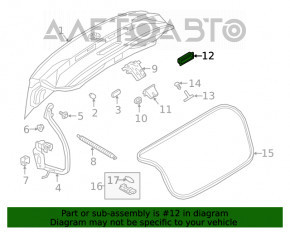 Кнопка открытия багажника VW Jetta 19-