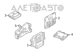 Suport de control al cutiei de viteze automate pentru VW Jetta 19- 1.4