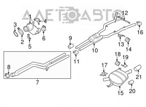 Tubul de admisie BMW 5 F10 11-17 3.0T