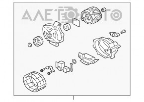 Генератор Mitsubishi Outlander 14-15 3.0 новый неоригинал AS-PL