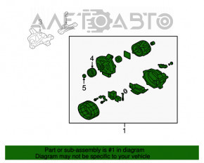 Generatorul Mitsubishi Outlander 14-15 3.0