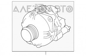 Генератор Mitsubishi Outlander Sport ASX 10- 2.0 1800A323