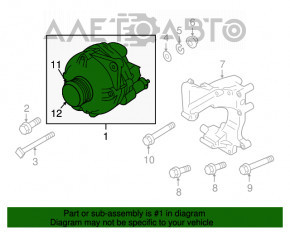 Generatorul Mitsubishi Outlander 14-21