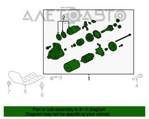 Стартер Mitsubishi Outlander 14-20 3.0 ржавый