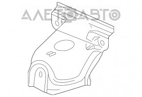 Protecția colectorului pentru Honda CRV 17-19 2.4, partea de sus