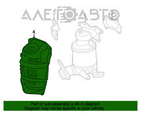 Защита катализатора Honda Insight 19-22